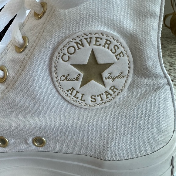 White Platform Converse - Picture 4 of 9